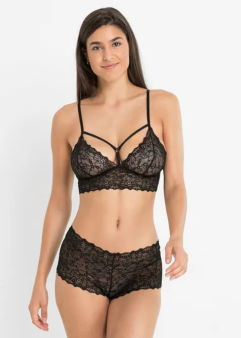 Bustier+panty ouvert (2-delt sett), bonprix