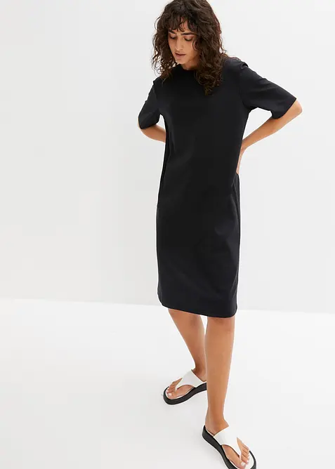 Oversized T-skjortekjole i 100% bomull (2-pack), bonprix