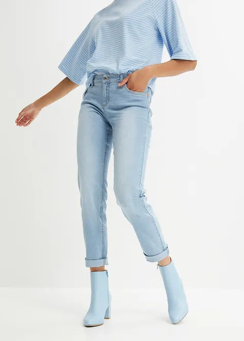 Straight-jeans Mid Waist, Stretch, bonprix