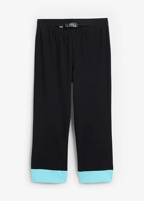 Capri-leggings med kanter i kontrastfarge, bonprix
