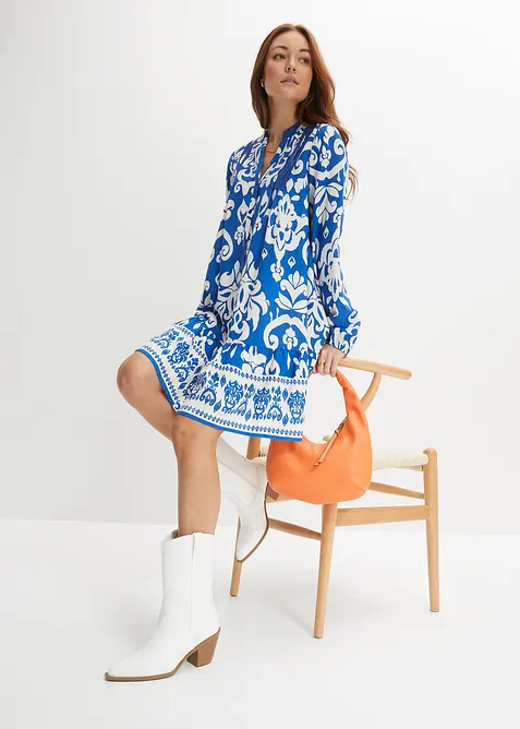 Tunikakjole i lett viskose, bonprix