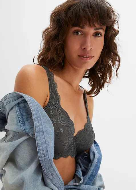 B&oslash;yle-BH med delikate blonder (2-pack), bonprix