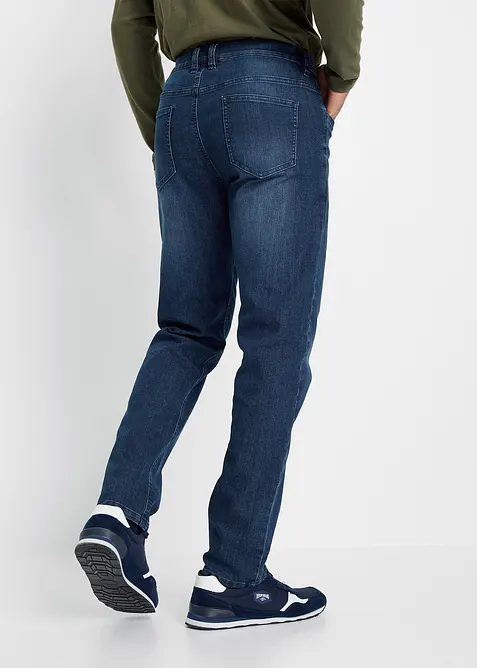 Slim fit-jeans i lett materiale med stretch, Straight, bonprix