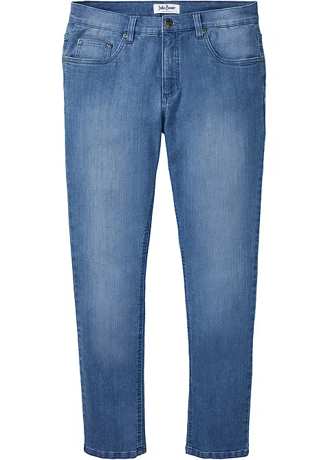 Slim fit-jeans i lett materiale med stretch, Straight, bonprix