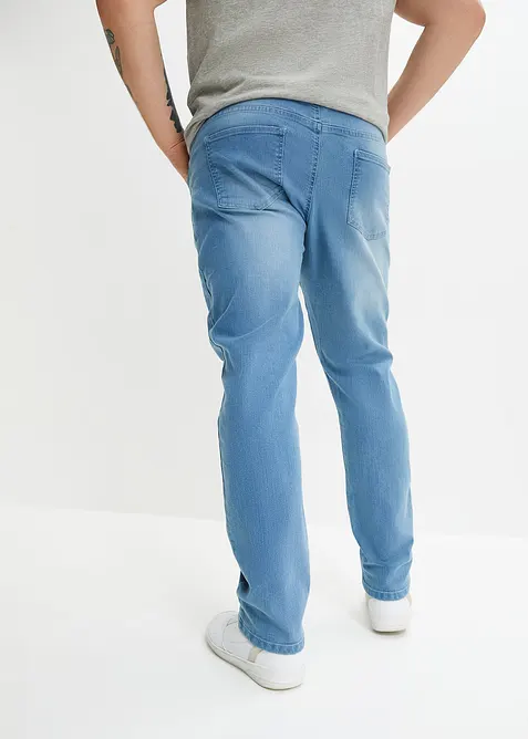 Slim fit-jeans i lett materiale med stretch, Straight, bonprix