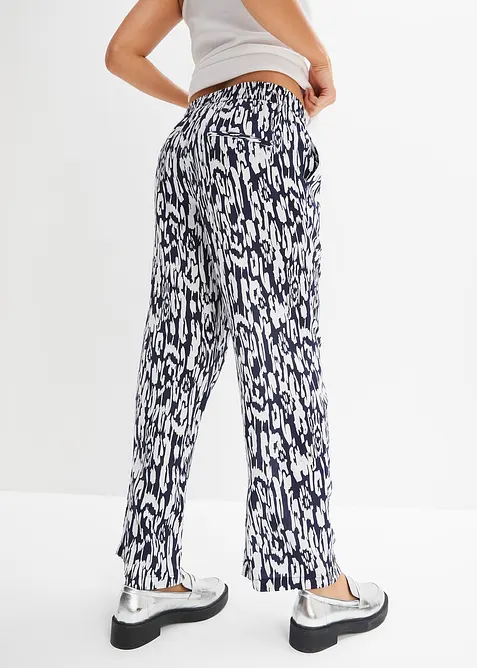 Pull on-bukse i lett viskose, bonprix