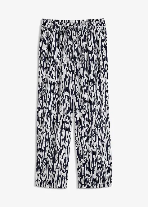 Pull on-bukse i lett viskose, bonprix