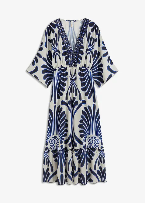 Maxikjole i lett viskose, bonprix