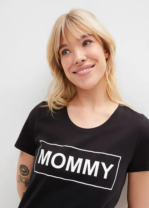 Kort pyjamas i 100% bomull, bonprix