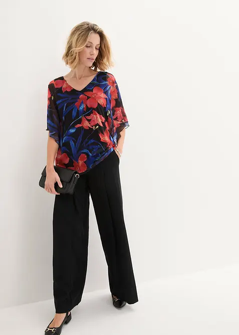 Trikot-tunika i mesh, bonprix