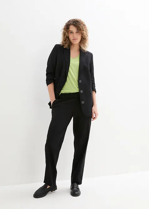 Lang topp i klimasmart viskosemiks, bonprix