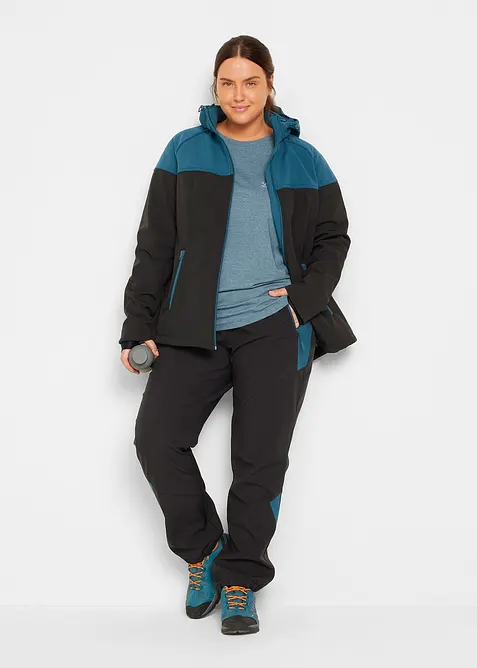 Vannavvisende softshellbukse, rett modell, bonprix