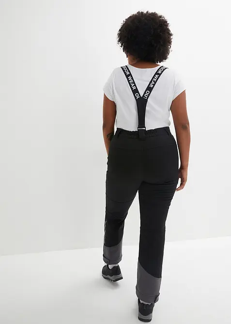 Funksjonsbukse i softshell med stretch, vannavstøtende, bonprix