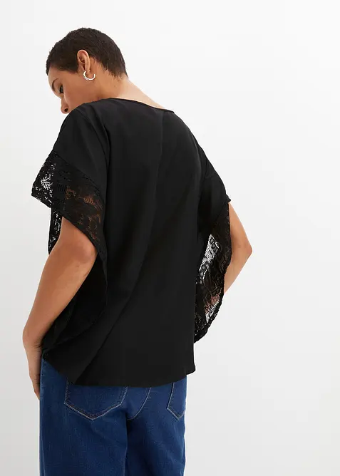 Tunikabluse med applikasjoner, bonprix