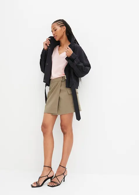 Oversized topp av ren økologisk bomull, bonprix