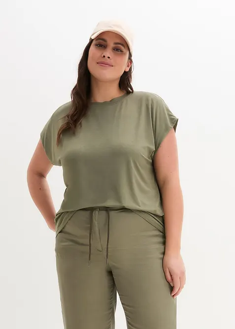 T-skjorte i myk viskose, bonprix