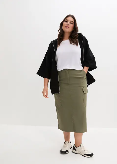 Lett oversized topp av lett viskose, bonprix