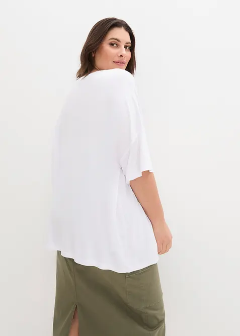 Lett oversized topp av lett viskose, bonprix