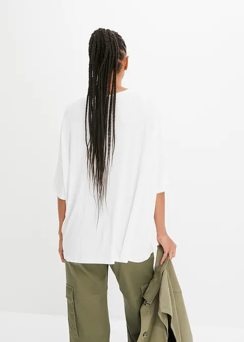Lett oversized topp av lett viskose, bonprix