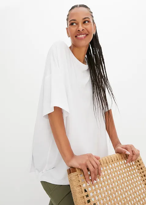 Lett oversized topp av lett viskose, bonprix