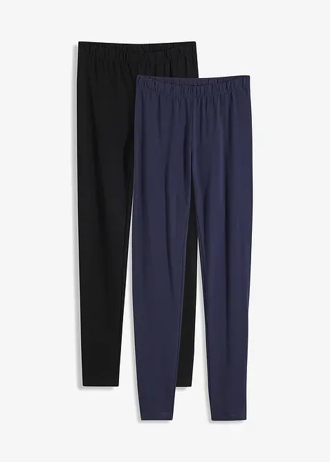 Ankellange leggings (2-pack), bonprix