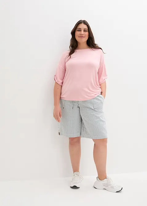 T-skjorte med båthals, bonprix