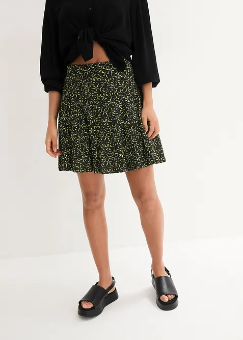 Bukseskjørt i myk viskose, bonprix