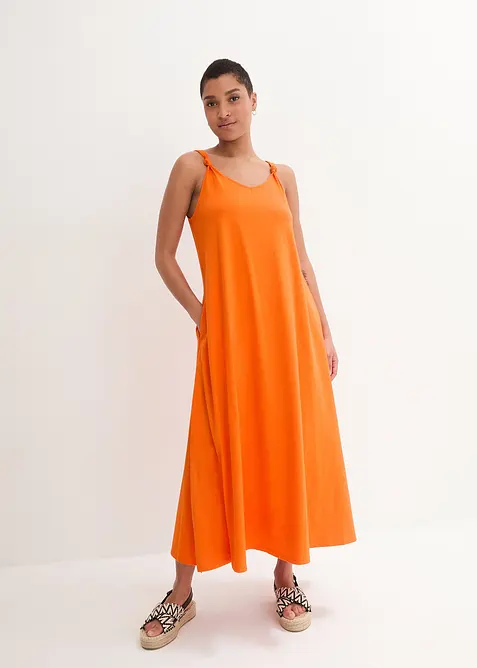 Jerseykjole i 100% bomull, bonprix
