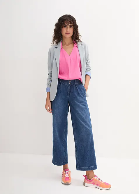 Tunika i luftig linmiks, bonprix