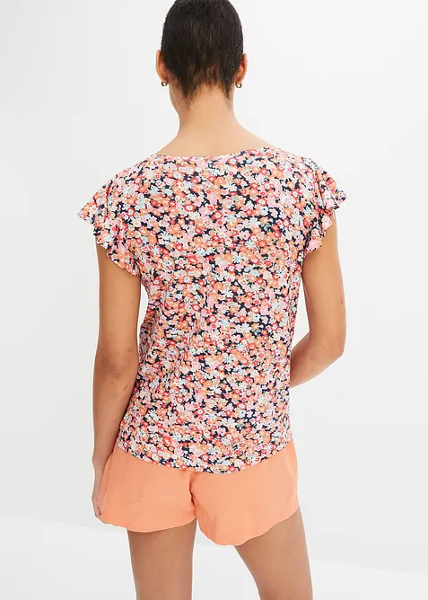 Topp med volangermer, bonprix