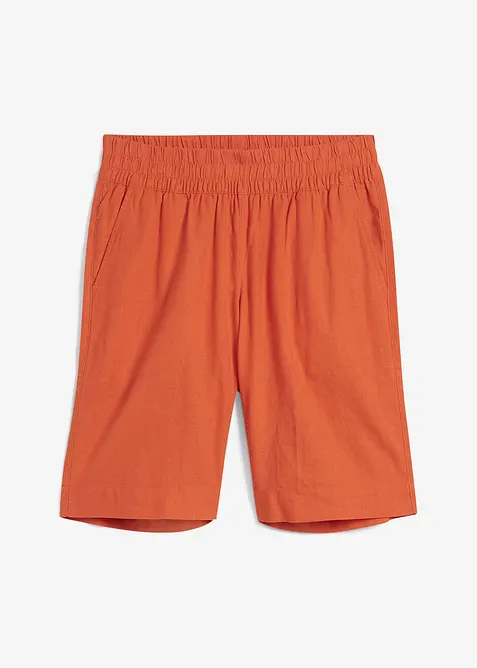 Bermudashorts i lin og viskose, bonprix