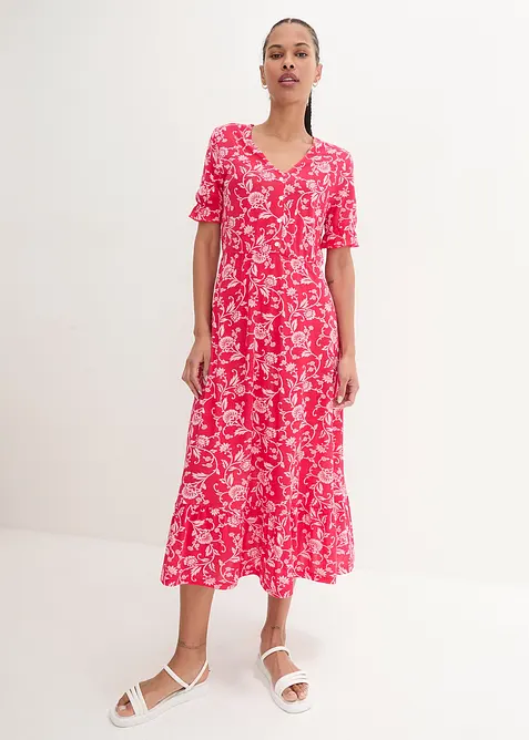 Jerseykjole i lett viskose, bonprix