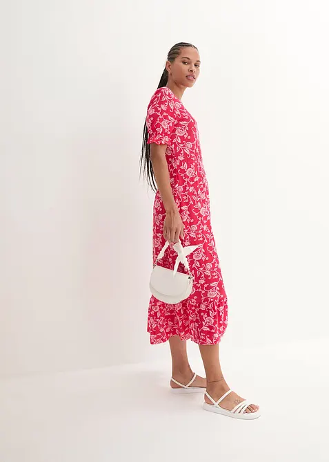 Jerseykjole i lett viskose, bonprix