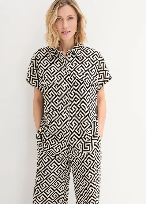 Bluse i lett viskose, bonprix