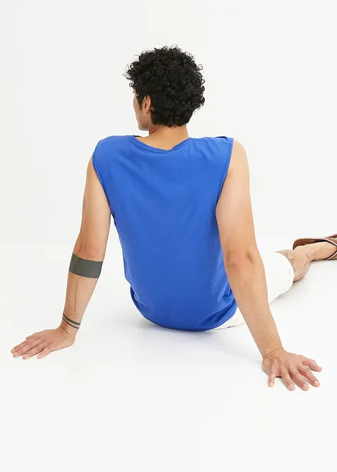 Singlet i 100% økologisk bomull (2-pack), bonprix