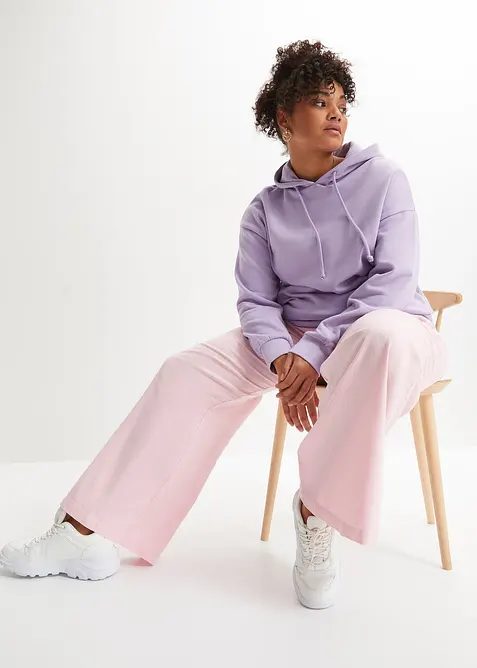 Vid bukse i linmiks, bonprix