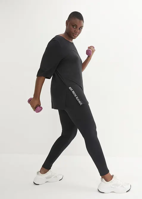 Lang treningstopp med splitt, hurtigt&oslash;rkende, bonprix