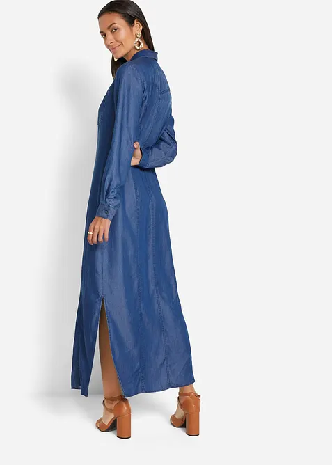 Hemdblusenkleid aus TENCEL&trade; Lyocell, bonprix