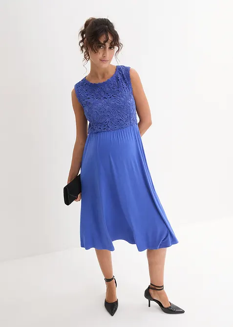 Mammakjole med blonder og elastisk bakstykke, bonprix