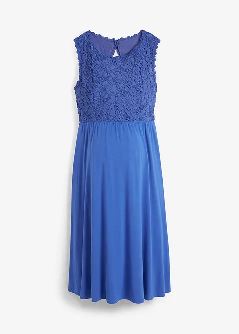 Mammakjole med blonder og elastisk bakstykke, bonprix