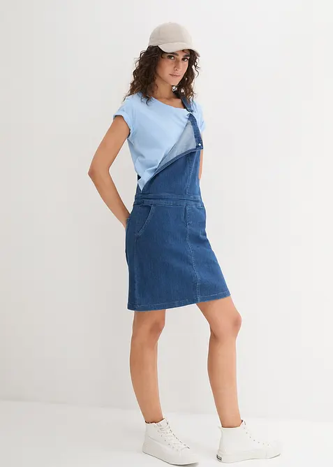 Topp med rund hals (5-pack), bonprix