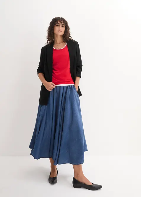 Lang topp i 100% bomull (5-pack), bonprix