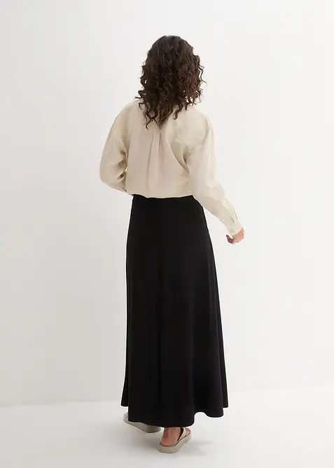 Jerseyskjørt i viskosemiks, bonprix