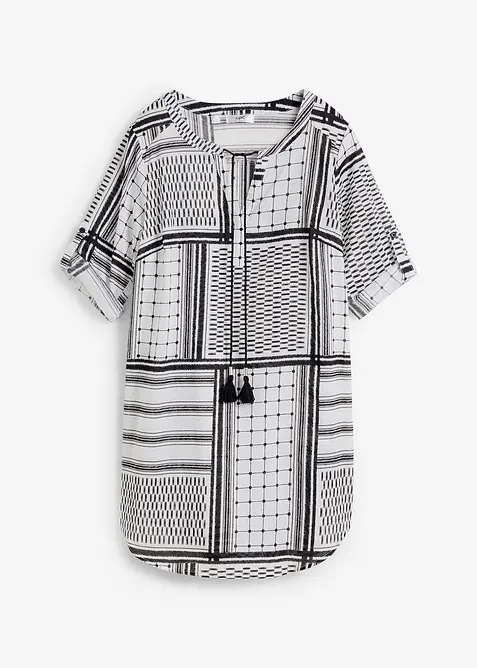 Lang tunika i 100% bomull, bonprix