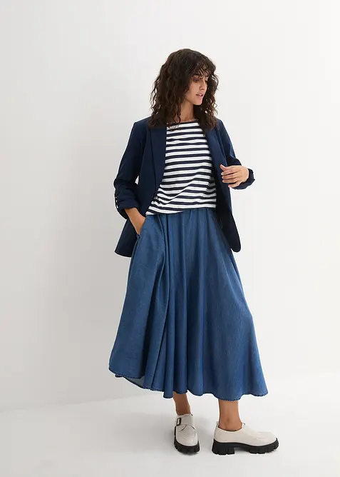 Topp med b&aring;thals, 3/4-lang arm, bonprix