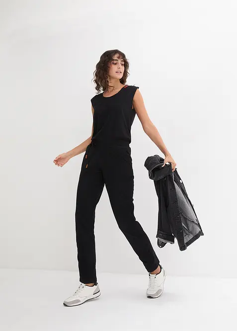 Trikot-jumpsuit av bomullsmiks, bonprix