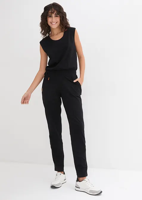 Trikot-jumpsuit av bomullsmiks, bonprix