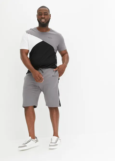 T-skjorte og sweat-bermuda (2 delt sett), bonprix