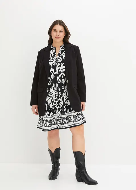 Tunikakjole i lett viskose, bonprix