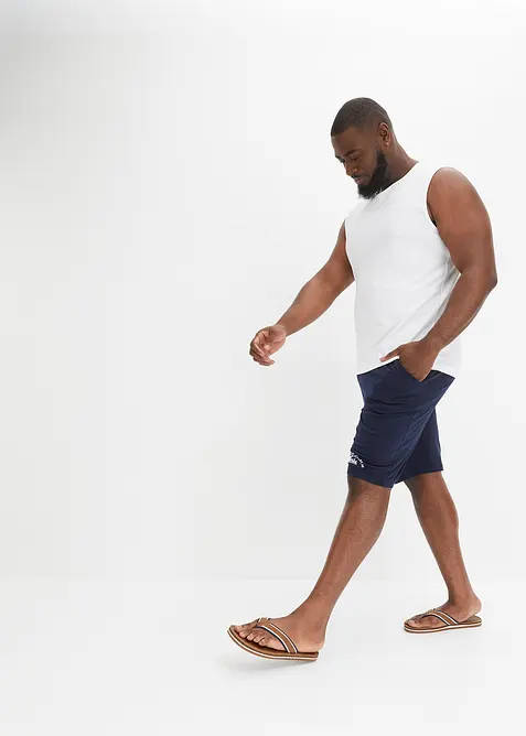 Jersey bermudashorts i 100% &oslash;kologisk bomull, bonprix